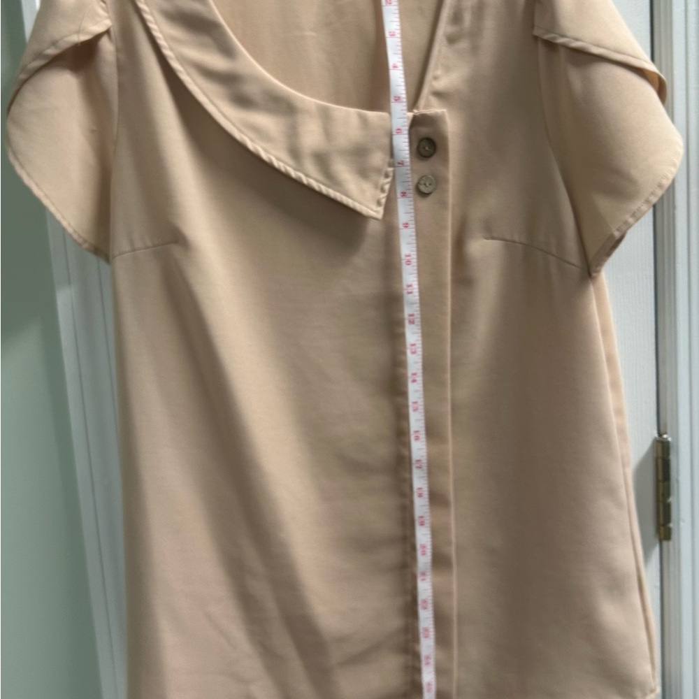 Elegant Beige Women's Top